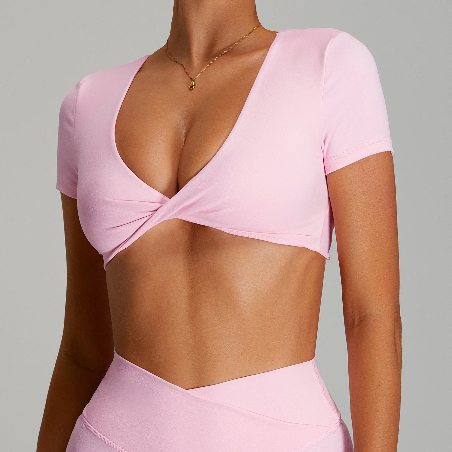 Backless yoga top