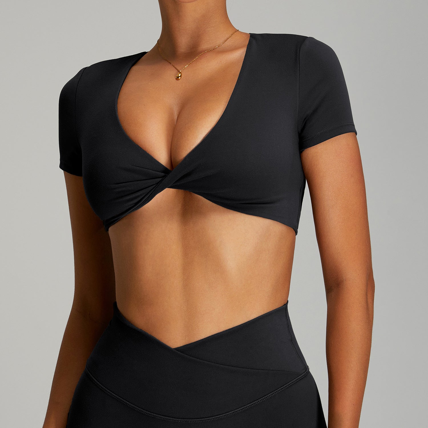 Backless yoga top