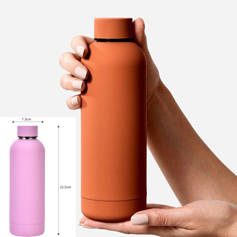 Stainless steel thermal water bottle - matte