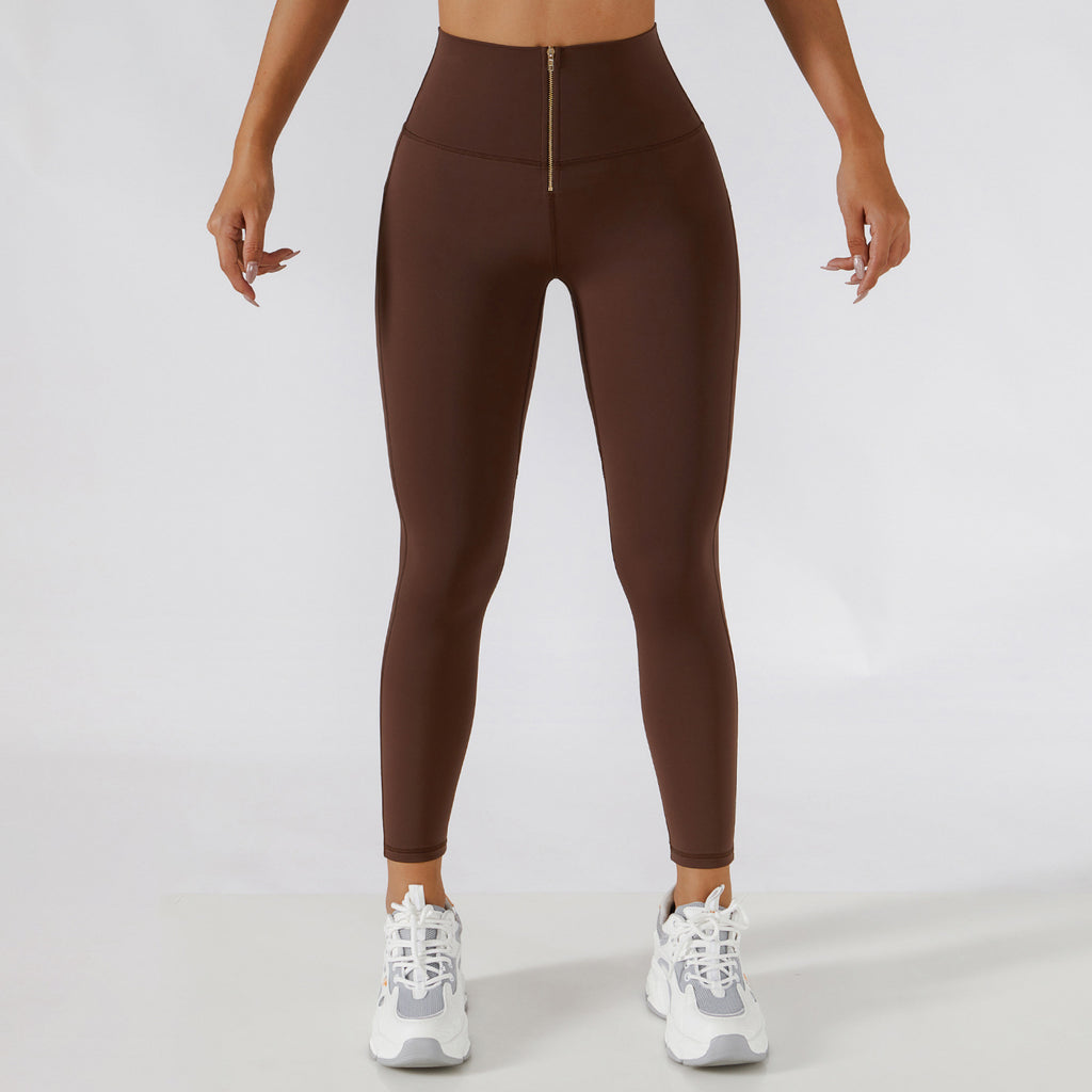 Zipper leggings