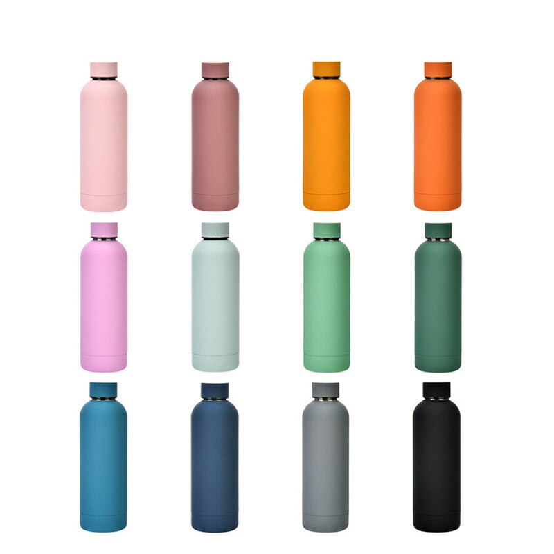 Stainless steel thermal water bottle - matte