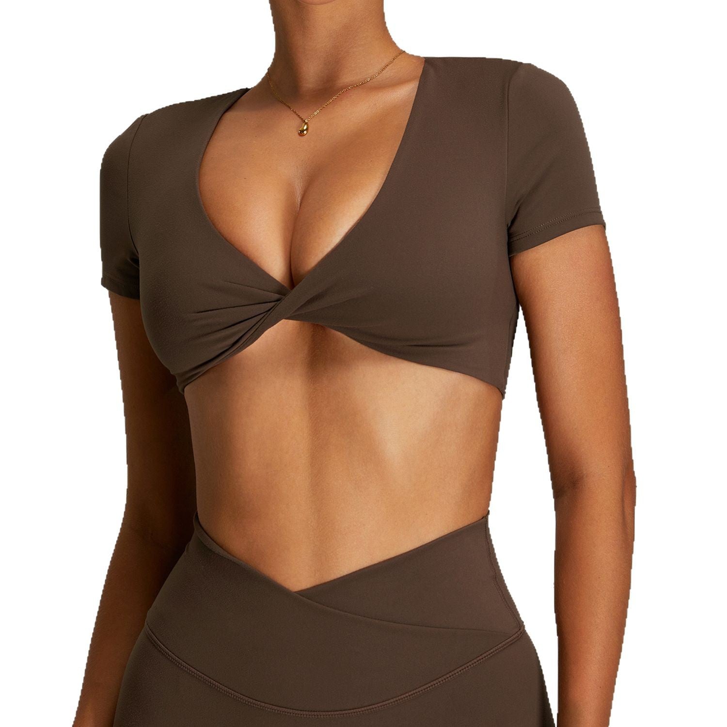 Backless yoga top