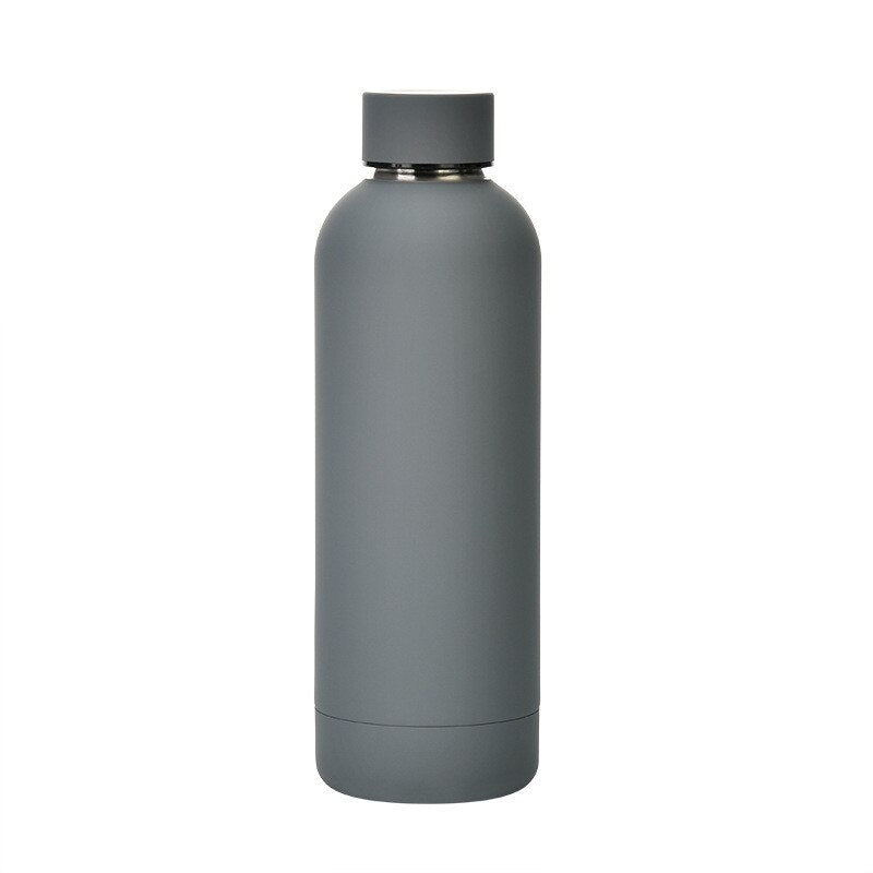 Stainless steel thermal water bottle - matte