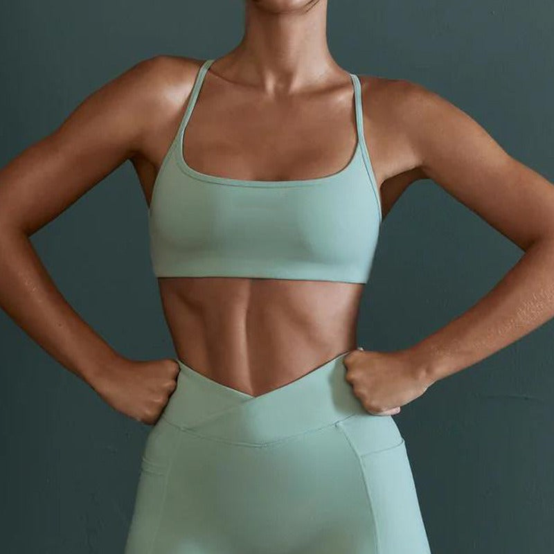 Shockproof sports bra